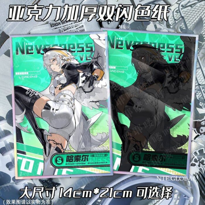 NTE Acrylic Double Flash Shikishi Card
