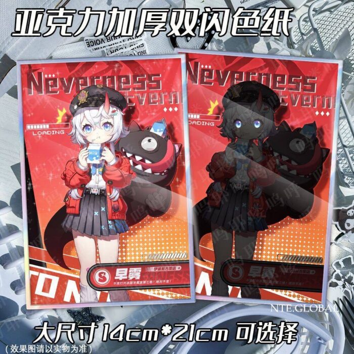 NTE Acrylic Double Flash Shikishi Card