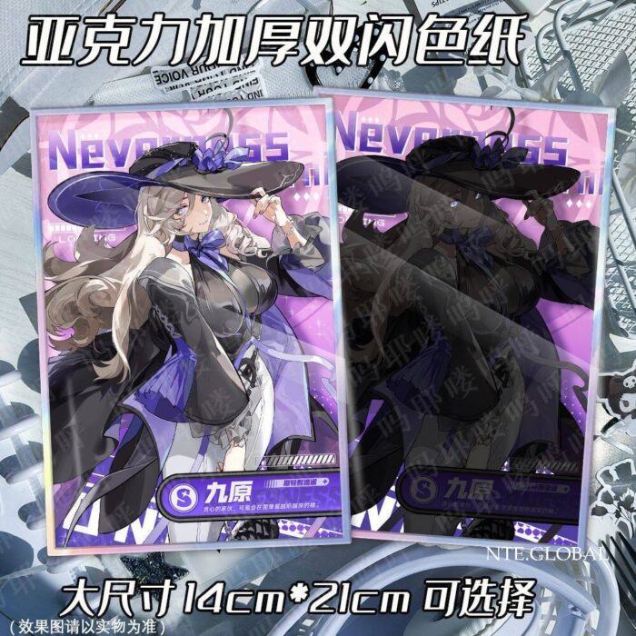NTE Acrylic Double Flash Shikishi Card