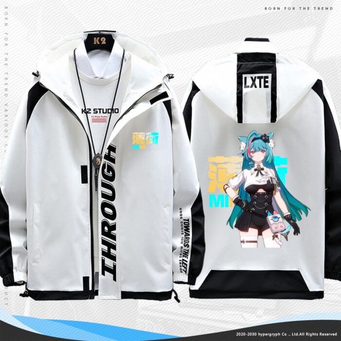 Neverness to Everness (NTE) Mint Inspired Hooded Jacket - Loose Fit Urban Streetwear for Men and Women