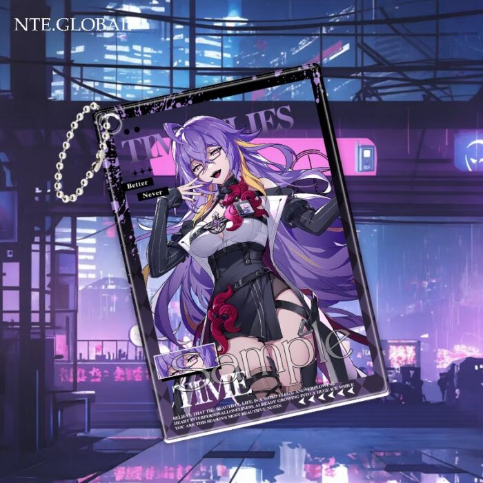 NTE Acrylic Transparent Card Keychain