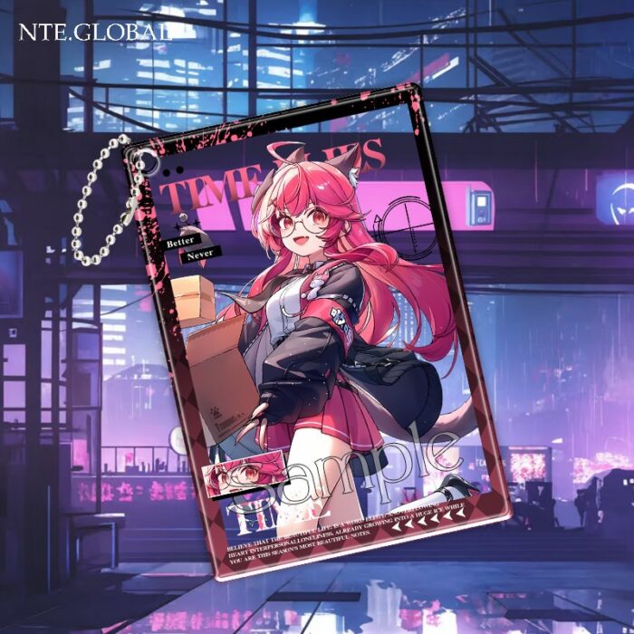 NTE Acrylic Transparent Card Keychain