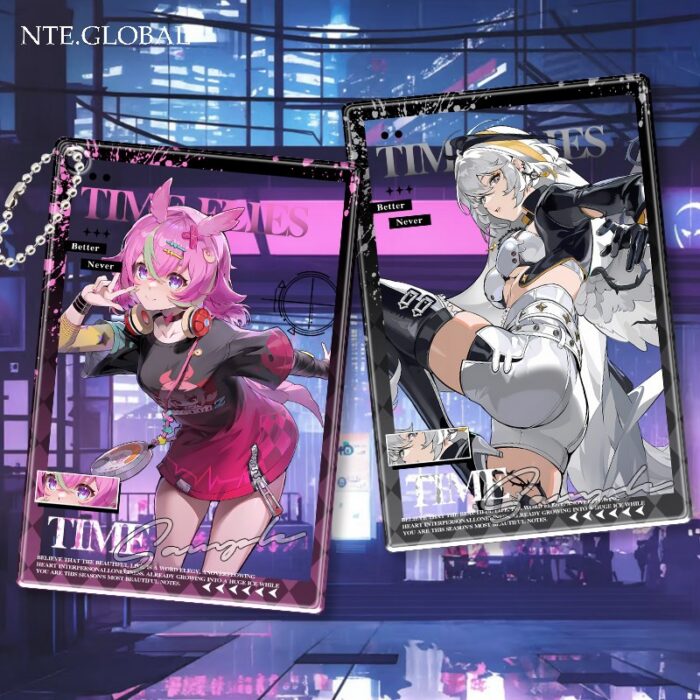 NTE Acrylic Transparent Card Keychain