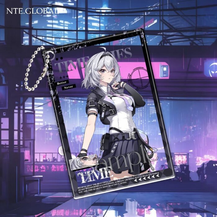 NTE Acrylic Transparent Card Keychain