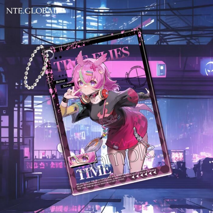 NTE Acrylic Transparent Card Keychain