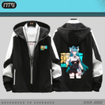 Neverness to Everness Mint Inspired Hooded Windbreaker- Versatile Urban Streetwear for Men & Women