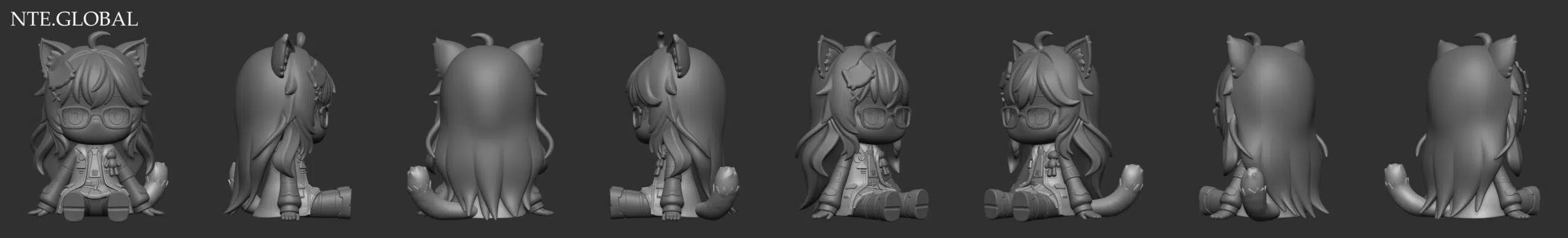 NTE Nanally Chibi Figure 나나리 이환 굿즈 | nte.global