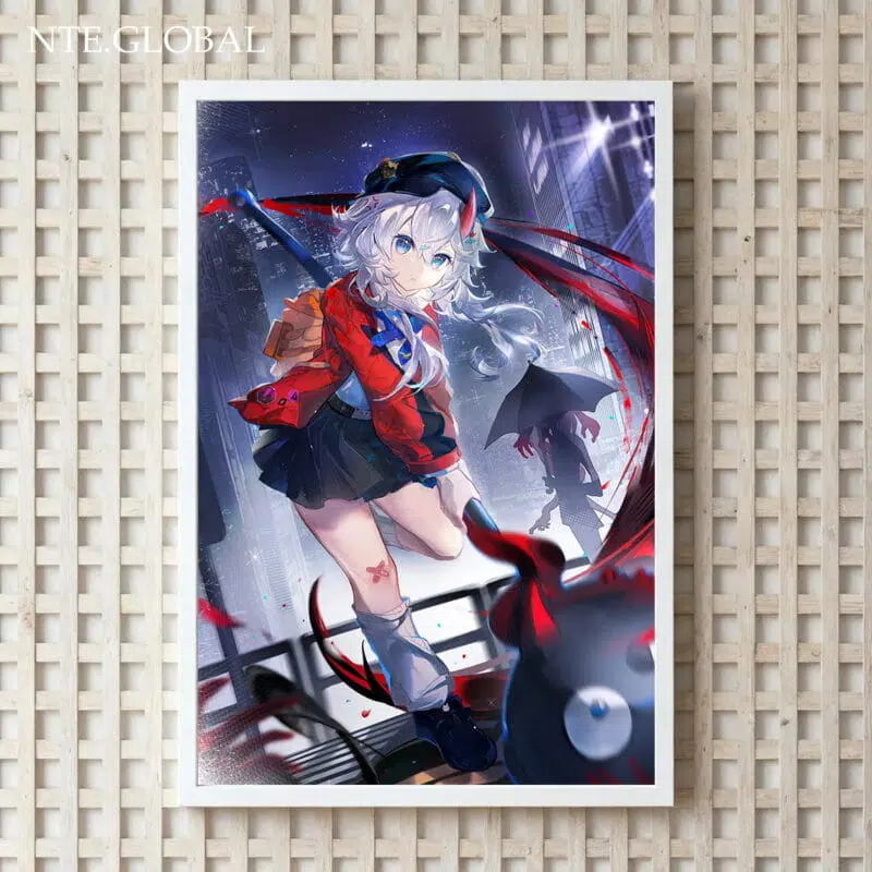 Neverness to Everness (NTE) Sakiri "Urban Phantom" HD Fan Art Poster – High-End Wall Art