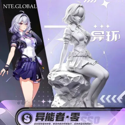 NTE Esper Zero Unpainted White Model Figure | nte.global