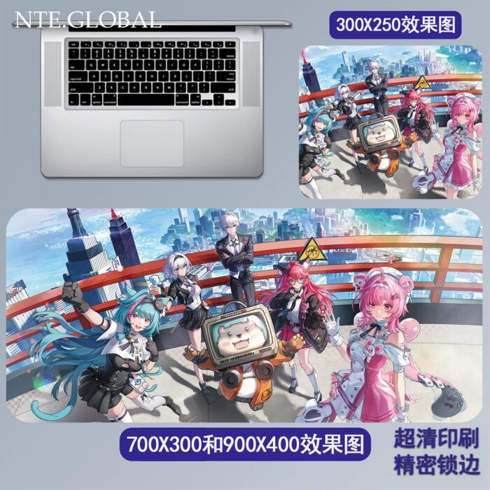 NTE Game Large Mouse Pad & HD Non-slip Keyboard Mat