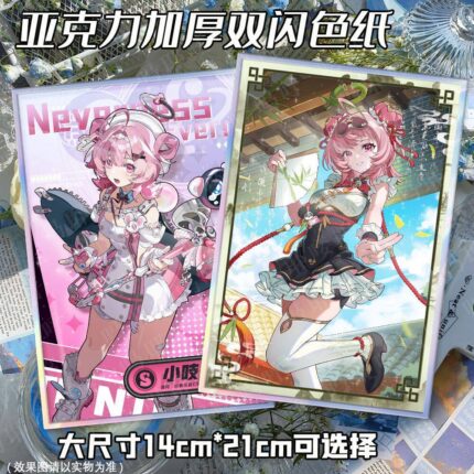 NTE Chiz Acrylic Double Flash Shikishi Card | nte.global