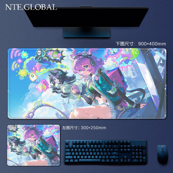 NTE Game Character Large Mouse Pad & HD Non-slip Keyboard Mat