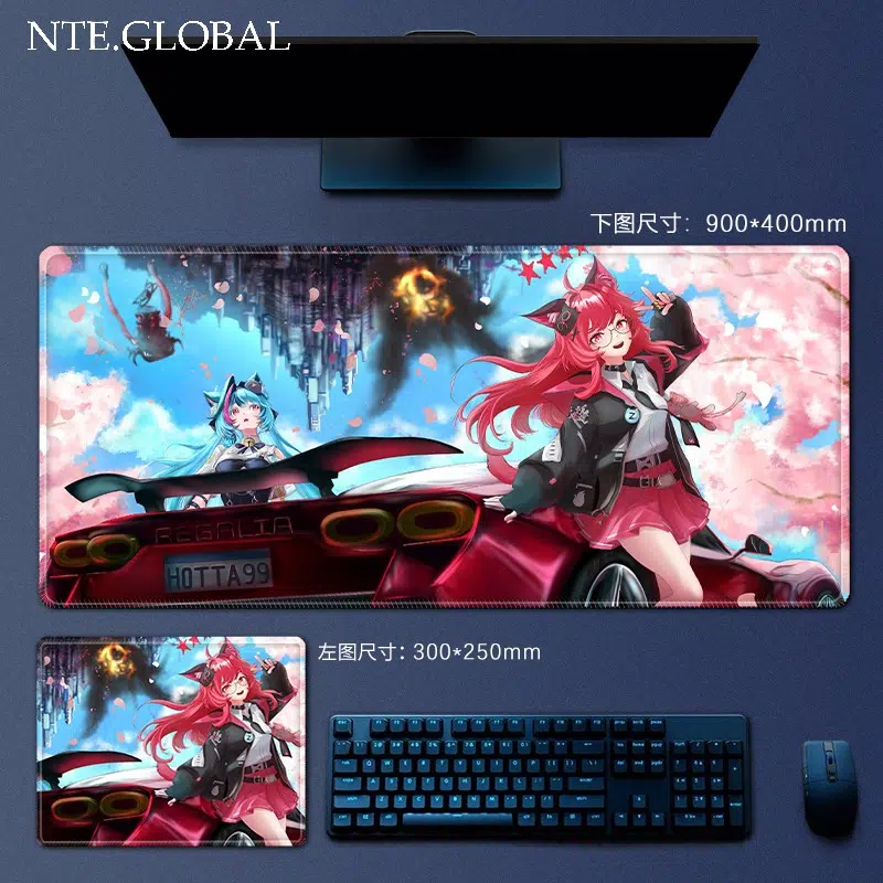 NTE Game Character Large Mouse Pad & HD Non-slip Keyboard Mat
