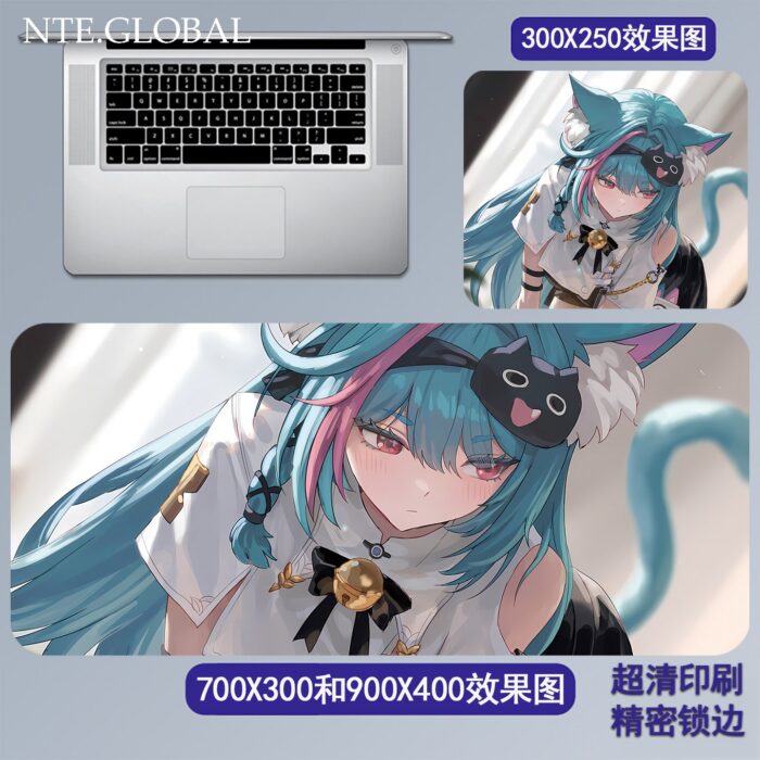NTE Game Large Mouse Pad & HD Non-slip Keyboard Mat