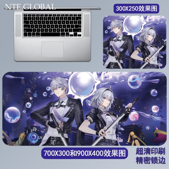 NTE Game Large Mouse Pad & HD Non-slip Keyboard Mat
