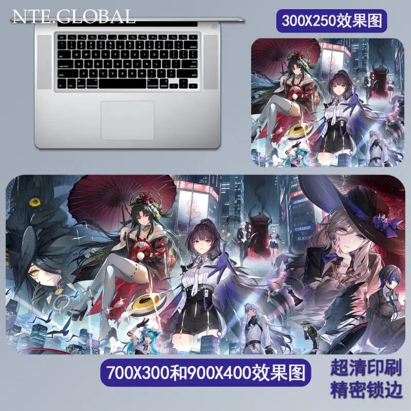 NTE Game Large Mouse Pad & HD Non-slip Keyboard Mat