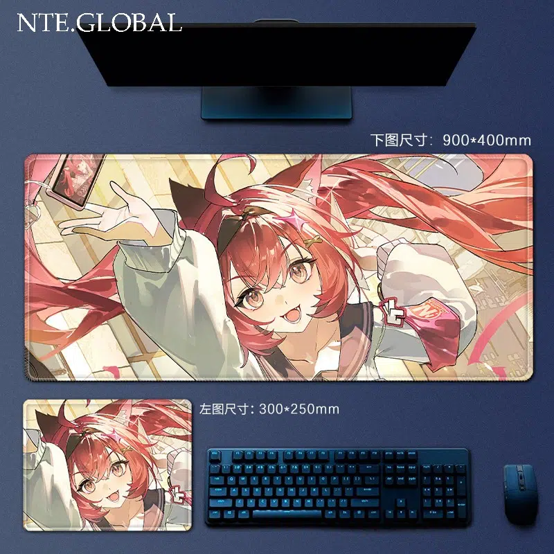 NTE Game Character Large Mouse Pad & HD Non-slip Keyboard Mat