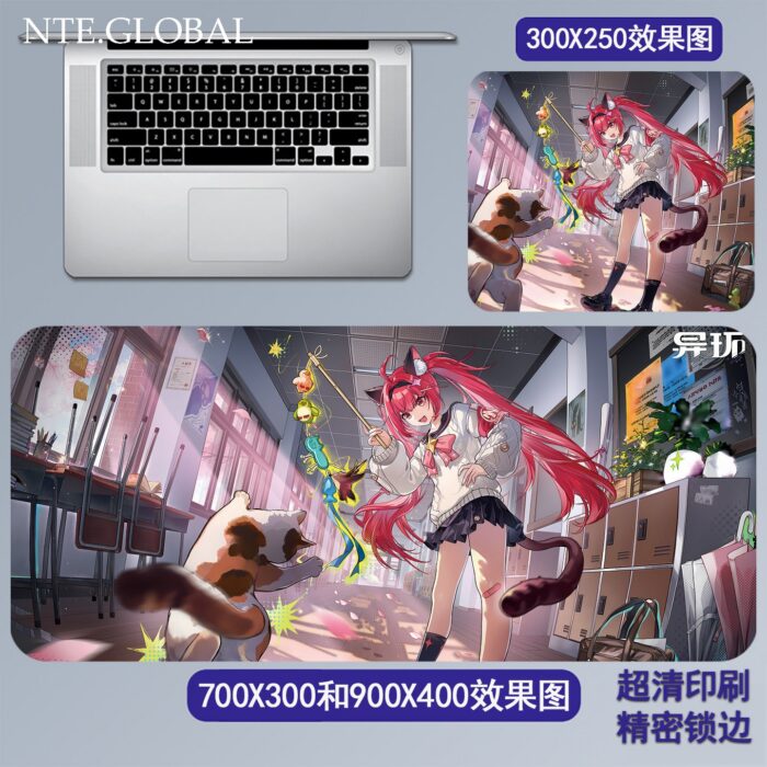 NTE Game Large Mouse Pad & HD Non-slip Keyboard Mat
