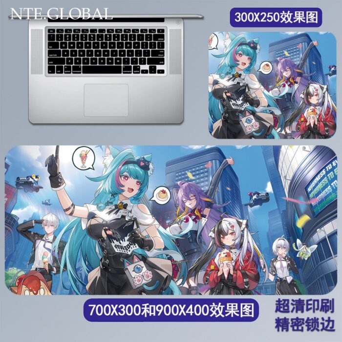 NTE Game Large Mouse Pad & HD Non-slip Keyboard Mat