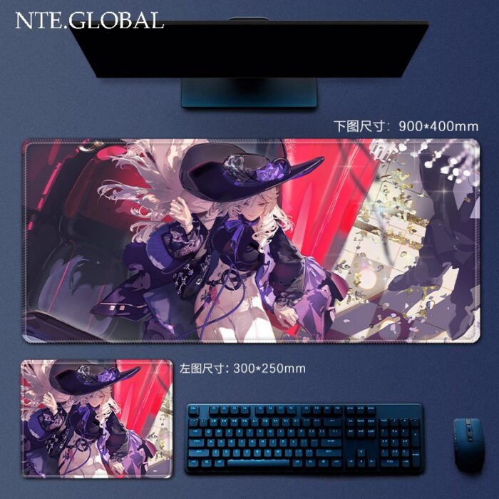 NTE Game Character Large Mouse Pad & HD Non-slip Keyboard Mat