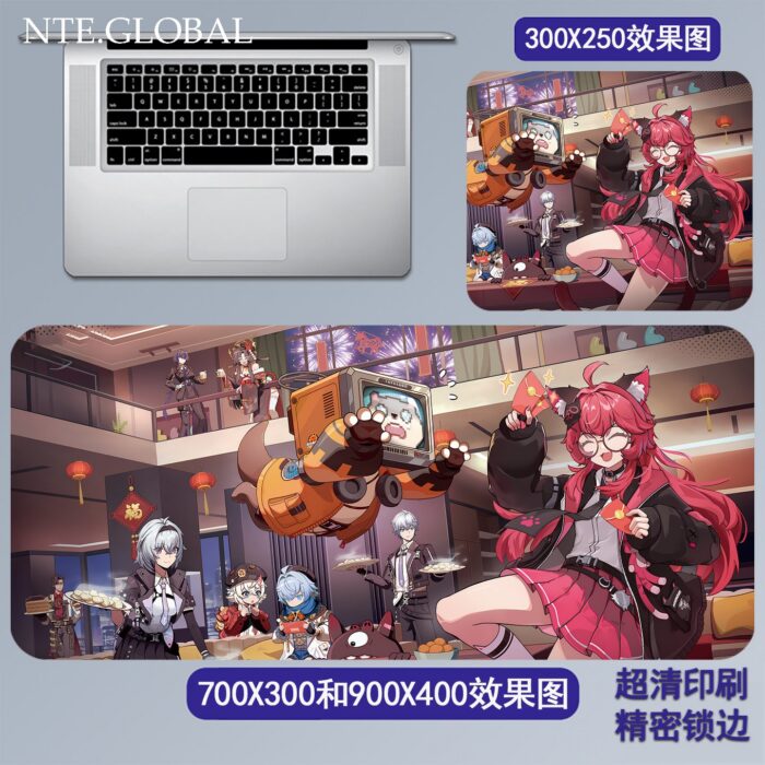 NTE Game Large Mouse Pad & HD Non-slip Keyboard Mat