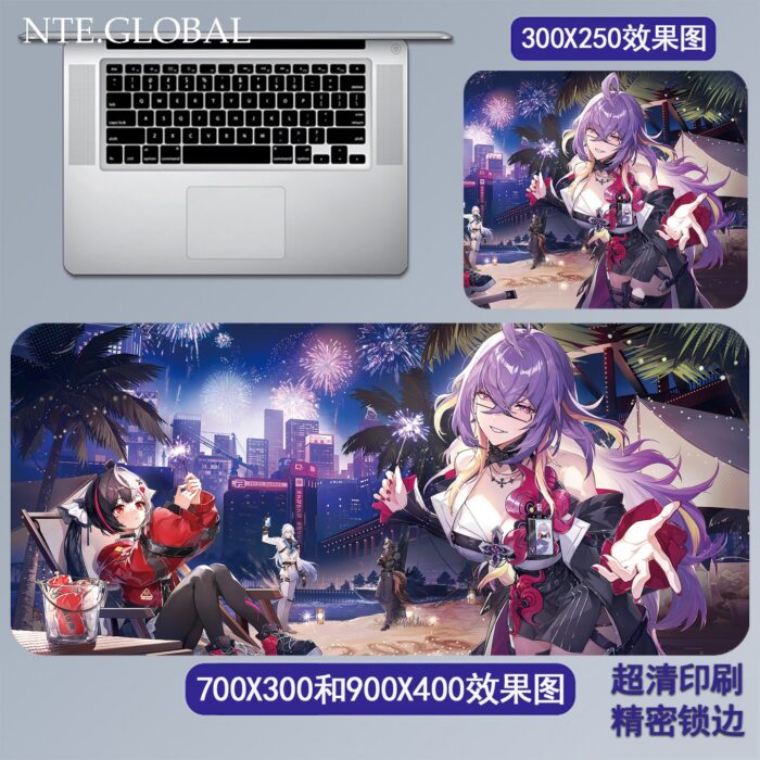 NTE Game Large Mouse Pad & HD Non-slip Keyboard Mat