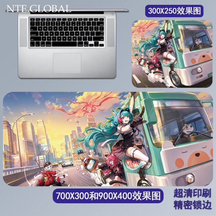 NTE Game Large Mouse Pad & HD Non-slip Keyboard Mat