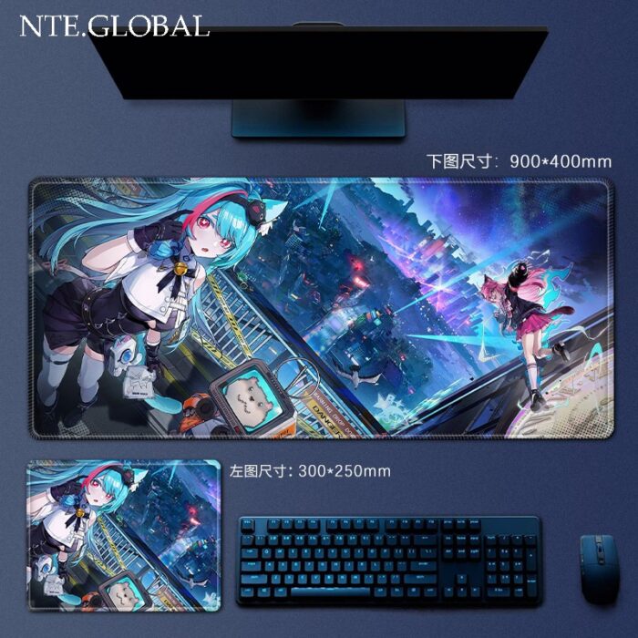 NTE Game Character Large Mouse Pad & HD Non-slip Keyboard Mat