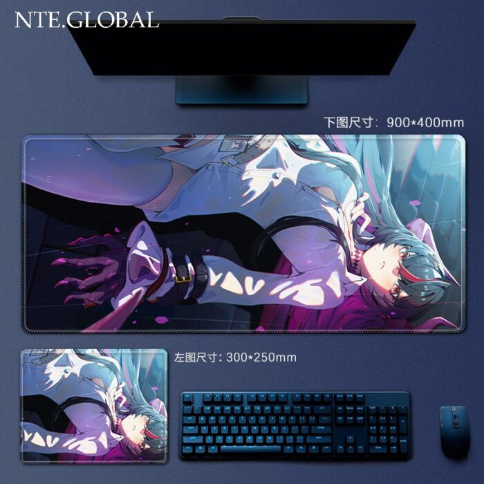 NTE Game Character Large Mouse Pad & HD Non-slip Keyboard Mat