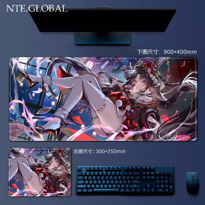 NTE Game Character Large Mouse Pad & HD Non-slip Keyboard Mat