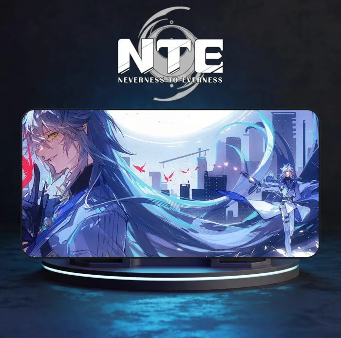 Neverness to Everness (NTE) Baicang "Flowing Shadow" Large Gaming Mouse Pad – HD Desk Mat | nte.global