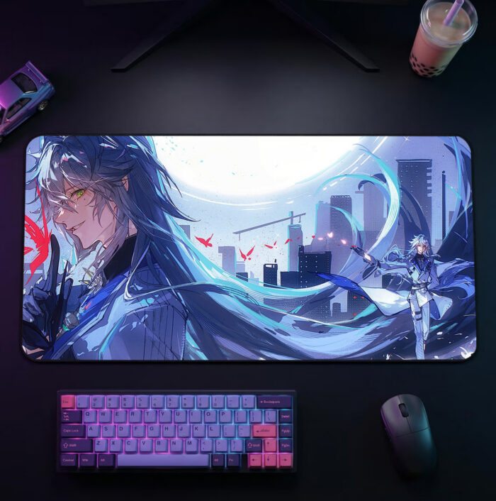 Neverness to Everness (NTE) Baicang "Flowing Shadow" Large Gaming Mouse Pad – HD Desk Mat | nte.global