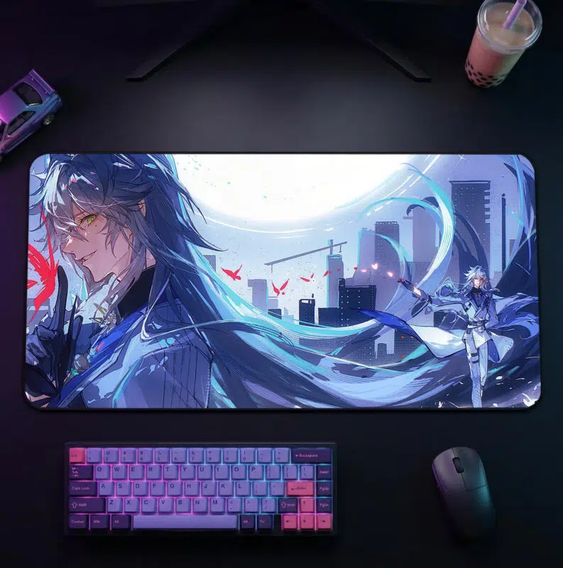 Neverness to Everness (NTE) Baicang "Flowing Shadow" Large Gaming Mouse Pad – HD Desk Mat | nte.global