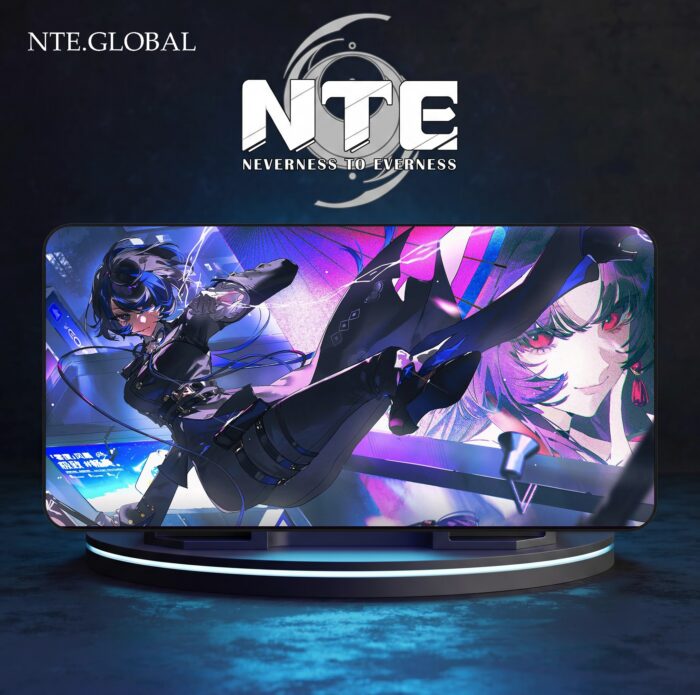 Neverness to Everness (NTE) Daffodil "Thunder & Shadow" Large Gaming Mouse Pad – HD Desk Mat | nte.global