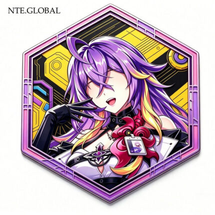 Neverness to Everness (NTE) Fadia Hexagonal Imitation Enamel Badge