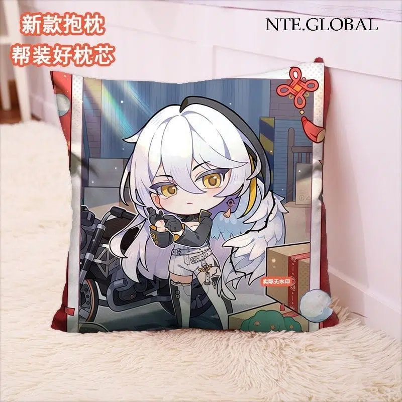 Neverness to Everness (NTE) Chibi Character Square Pillow – Festive Series | nte.global