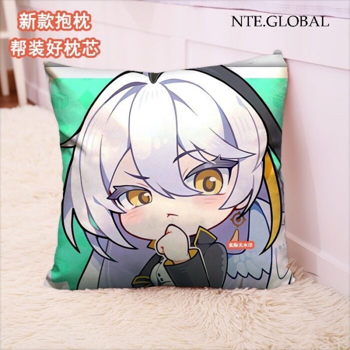 Neverness to Everness (NTE) Chibi Character Square Pillow – Festive Series | nte.global
