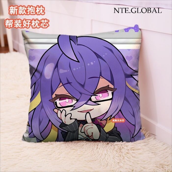 Neverness to Everness (NTE) Chibi Character Square Pillow – Festive Series | nte.global