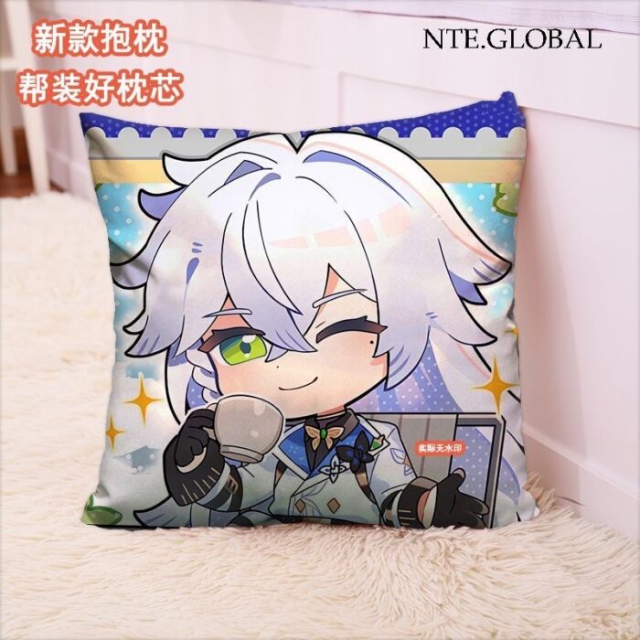 Neverness to Everness (NTE) Chibi Character Square Pillow – Festive Series | nte.global