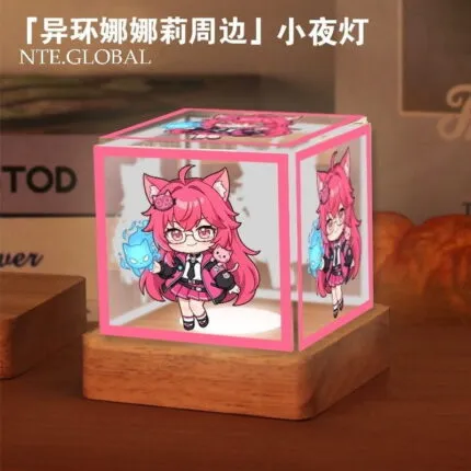 Neverness to Everness (NTE) Character Acrylic Cube Night Light – Nanally / Mint Edition