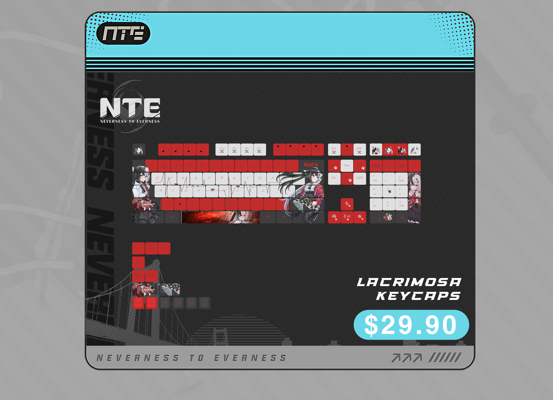 NTE Lacrimosa Keycaps | nte.global