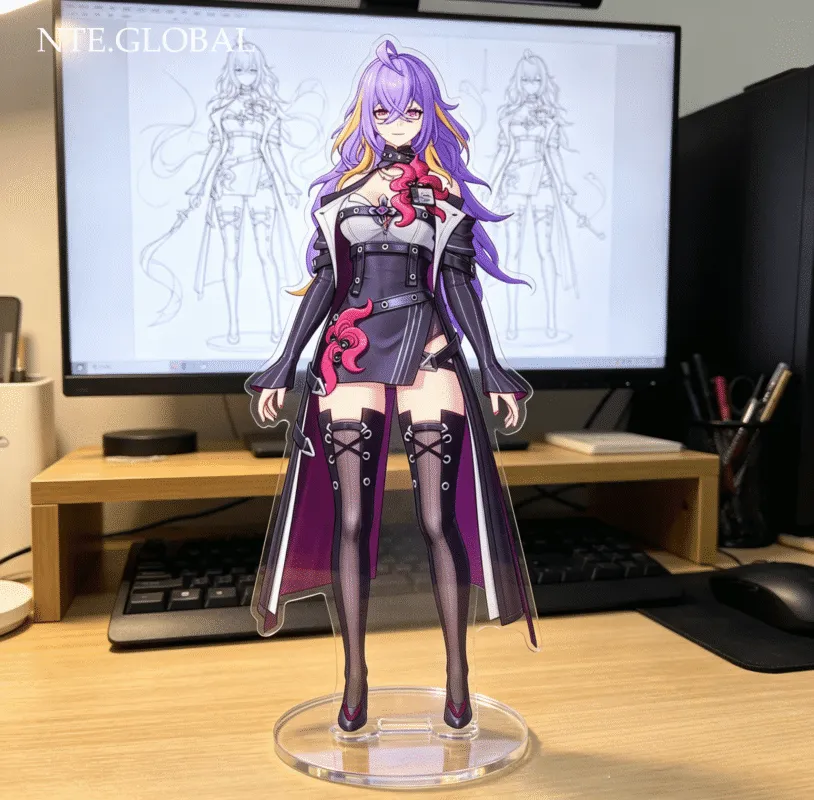 Neverness to Everness (NTE) Character Acrylic Standee Collection – Hethereau Investigator Series