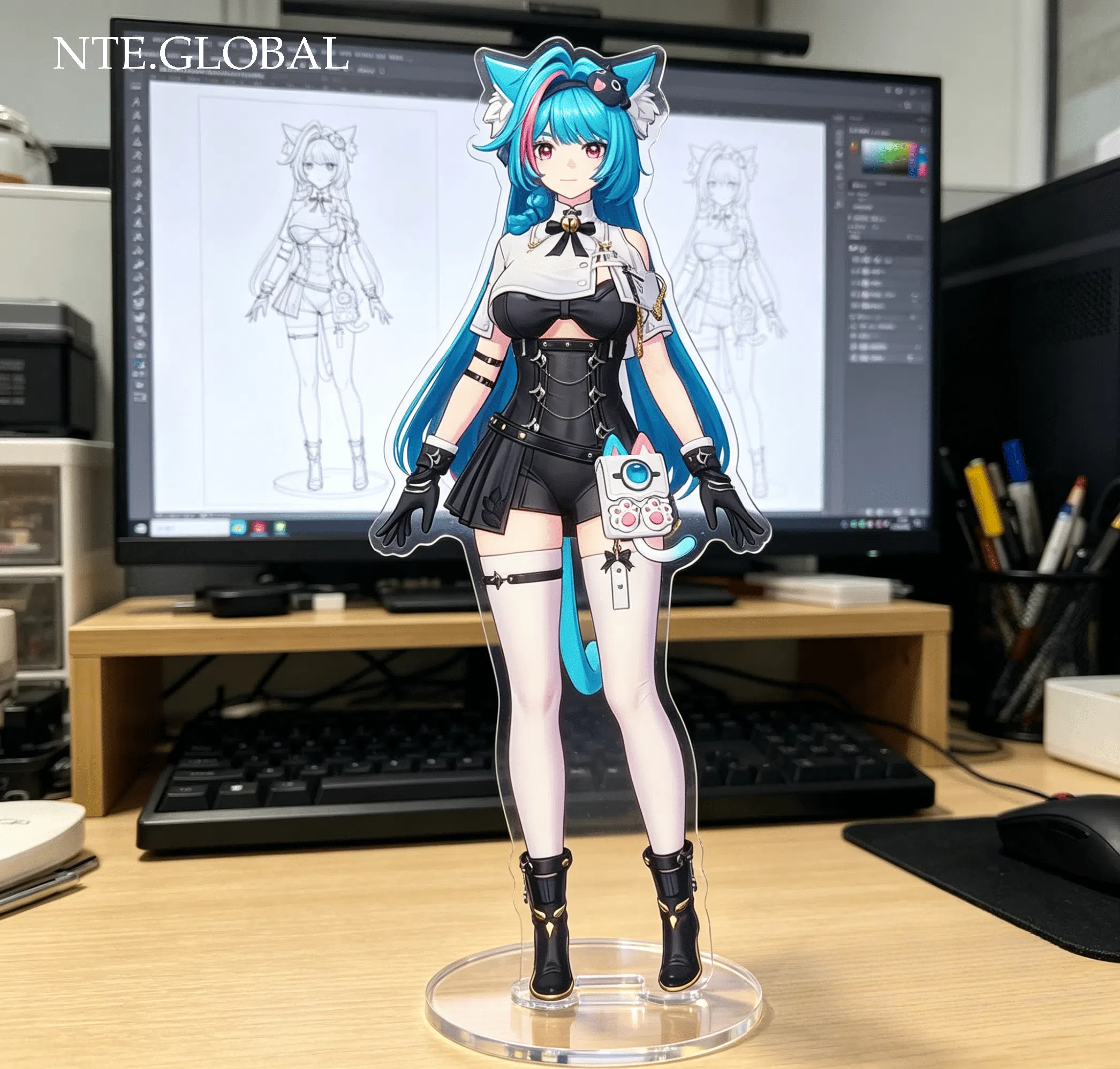 Neverness to Everness (NTE) Character Acrylic Standee Collection – Hethereau Investigator Series