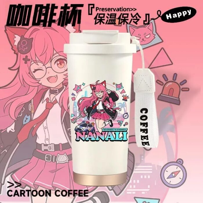 Neverness to Everness (NTE) Character Insulated Coffee Tumbler – Nanally / Chiz / Mint Edition
