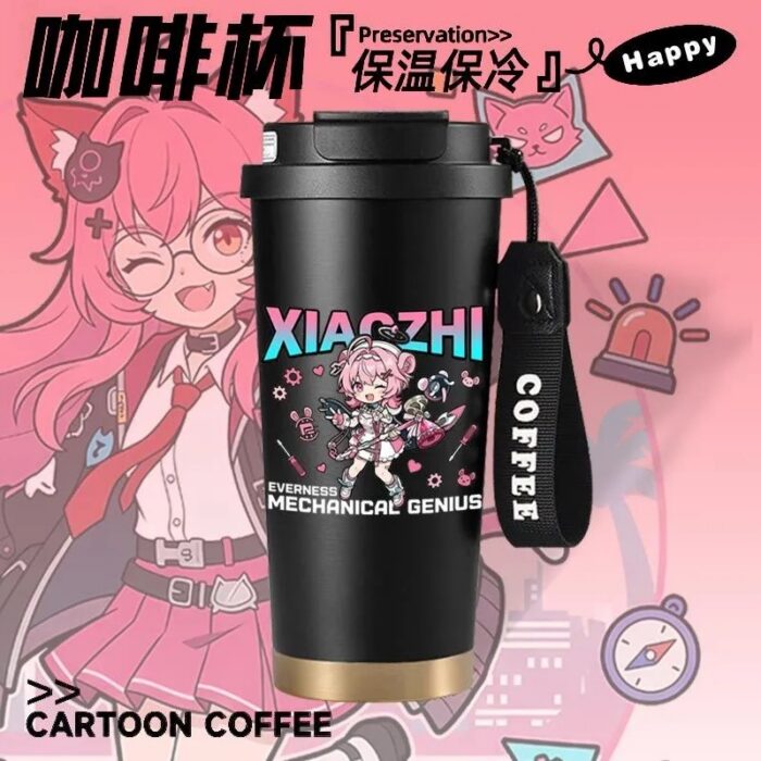 Neverness to Everness (NTE) Character Insulated Coffee Tumbler – Nanally / Chiz / Mint Edition