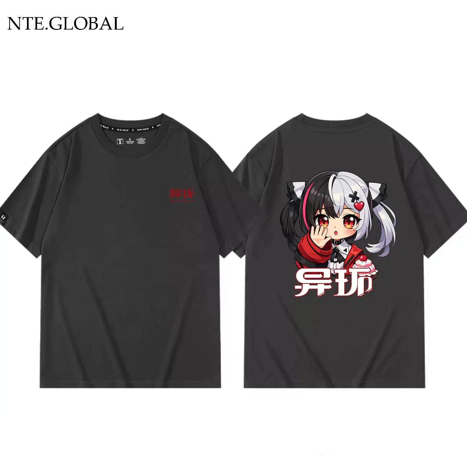 Neverness to Everness (NTE) Alphard, Mint, Lacrimosa Chibi T-Shirt | nte.global