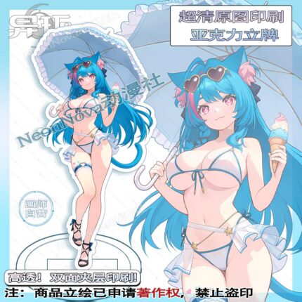 NTE Mint Summer Swimsuit Acrylic Stand – Tropical Beach Edition