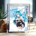 NTE Mint Crystal Glass Photo Frame