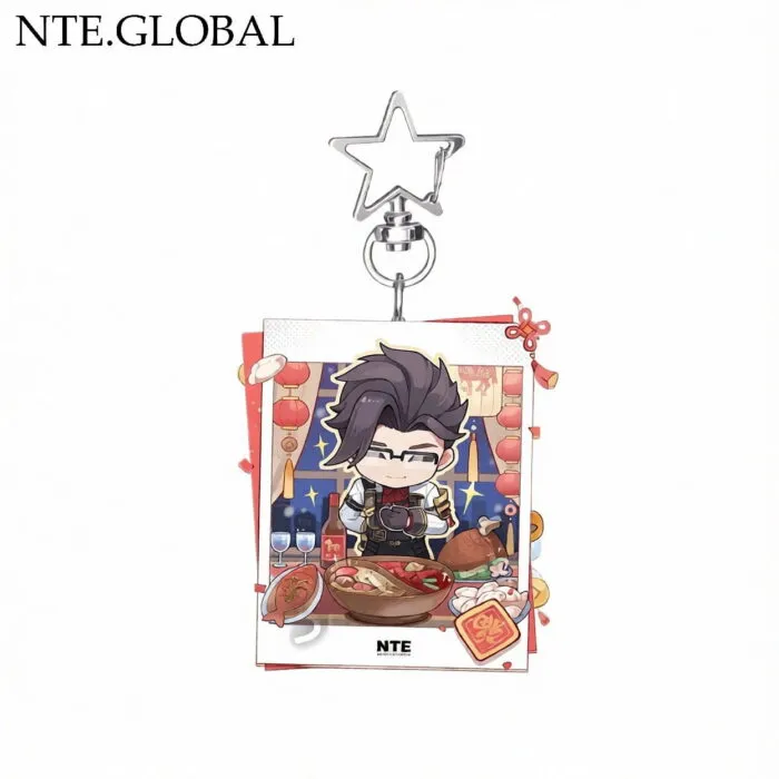 Neverness to Everness (NTE) Chibi Character "Instant Photo" Acrylic Keychain – Festive Series | nte.global