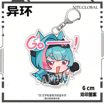 NTE Chibi Double-Sided Acrylic Keychain
